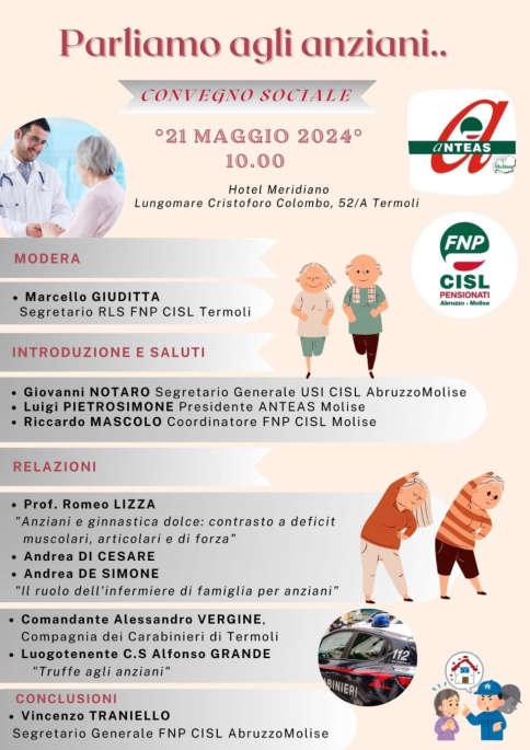 Parliamo agli anziani... Convegno sociale